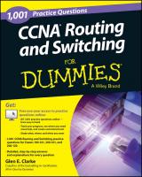 1,001 CCNA Routing and Switching Practice Questions For Dummies (+ Free Online Practice) (For Dummies Series) [1 ed.]
 111879429X, 9781118794296