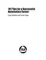 101 Tips for a Successful Automation Career