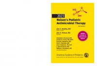 2023 Nelson’s Pediatric Antimicrobial Therapy [Twenty-ninth ed.]
 1610026500, 9781610026505