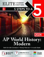 5 Steps to a 5: AP World History: Modern 2024 Elite Student Edition [1 ed.]
 1265317429, 9781265317423
