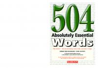 504 absolutely essential words [6th ed]
 9780764128158, 0764128159, 9780764147814, 0764147811