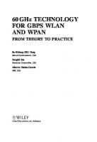 60GHz Technology for Gbps WLAN and WPAN: From Theory to Practice
 0470747706, 9780470747704