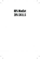 80% MindSet 20% Skills: Life Transformation in 9 Days! [1 ed.]
 9789387502093