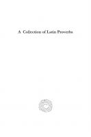 A Collection of Latin Proverbs
 9781463222079