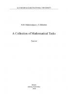 A collection of mathematical tasks: tutorial