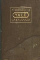 A Collection of Yale Catalogues