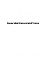 A Colour Atlas of Surgery for Undescended Testes [Reprint 2021 ed.]
 9783112419649, 9783112419632