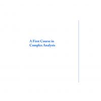 A First Course in Complex Analysis (Synthesis Lectures on Mathematics and Statistics)
 9781636393148, 9781636393155, 9781636393162, 1636393144
