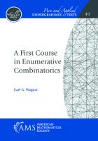A First Course in Enumerative Combinatorics [1 ed.]