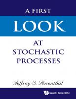 A First Look at Stochastic Processes
 9789811208973