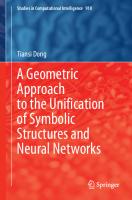 A Geometric Approach to the Unification of Symbolic Structures and Neural Networks [1st ed.]
 9783030562748, 9783030562755