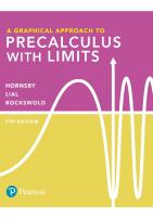A Graphical Approach to Precalculus with Limits (7th Edition) [7 ed.]
 0134696492, 9780134778693