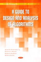 A Guide to Design and Analysis of Algorithms