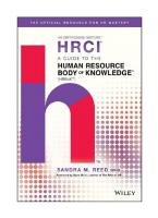 A Guide to the Human Resource Body of Knowledge (HRBoK) [1st ed.]
 111937488X, 9781119374886