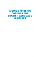A Guide to Using Corpora for English Language Learners
 9781474427180