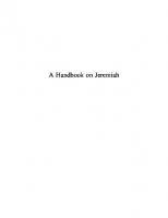 A Handbook on Jeremiah
 9781575065311