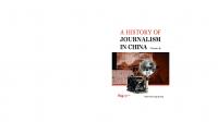 A History of Journalism in China
 9789814332910, 9789814332286
