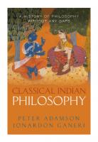 A History Of Philosophy Without Any Gaps [Volume 5. Classical Indian Philosophy]