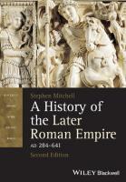 A History of the Later Roman Empire, AD 284-641 [2 ed.]
 1118312422, 9781118312421