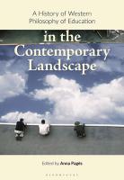 A History of Western Philosophy of Education in the Contemporary Landscape
 9781350074576, 9781350074606, 9781350074590
