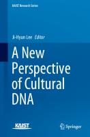 A New Perspective of Cultural DNA [1st ed.]
 9789811577062, 9789811577079
