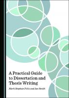 A Practical Guide to Dissertation and Thesis Writing [1 ed.]
 1527536815, 9781527536814