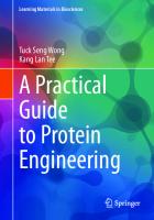 A Practical Guide to Protein Engineering [1st ed.]
 9783030568979, 9783030568986