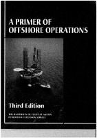 A Primer of Offshore Operations
 0886981786, 9780886981785