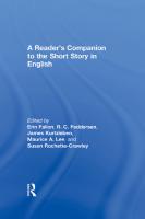 A Reader's Companion to the Short Story in English
 1579583539