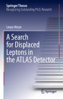 A Search for Displaced Leptons in the ATLAS Detector (Springer Theses)
 9783030916718, 9783030916725, 3030916715