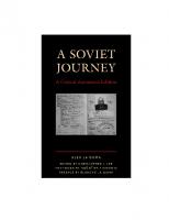 A Soviet Journey : A Critical Annotated Edition
 9781498536035, 9781498536028