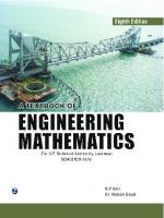 A textbook of engineering mathematics : for B. Tech. 2nd year, semester III/IV [Seventh edition.]
 9781944534783, 1944534784