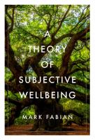 A Theory of Subjective Wellbeing [1 ed.]
 9780197635261
