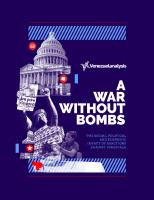 A War Without Bombs: The Social, Political, and Economic Impact of Sanctions Against Venezuela