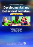 Aap developmental and behavioral pediatrics. [2 ed.]
 9781610021340, 1610021347