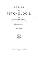 Abriss der Psychologie [2. Aufl., Reprint 2022]
 9783112668061, 9783112668054