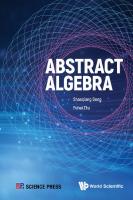 Abstract Algebra
 9811277664, 9789811277665