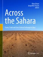 Across the Sahara: Tracks, Trade and Cross-Cultural Exchange in Libya [1st ed.]
 9783030001445, 9783030001452