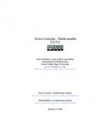 Active Calculus - Multivariable [2015 ed.]