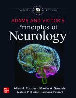 Adams and Victor's Principles of Neurology, 12th Edition (True PDF) [12 ed.]
 9781264264537, 1264264534, 9781264264520, 1264264526, 2022046842, 2022046843, 9781265435998, 1265435995