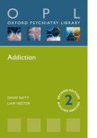 Addiction [Second edition.]
 9780198797746
