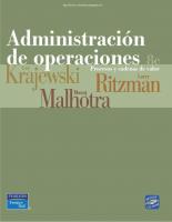 Administracion De Operaciones (8ed)