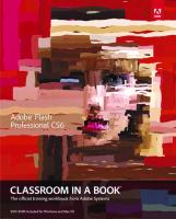 Adobe Flash Professional CS6: the official training workbook from Adobe Systems
 978-0-321-82251-2, 0-321-82251-X