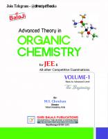 Advance Theory in Organic Chemistry for JEE & All Other Competitive Examinations [1, 2 ed.]