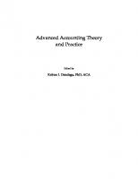 Advanced Accountancy : Theory and Practice
 9781906704230