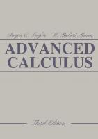 Advanced Calculus [3 ed.]
 0471025666, 9780471025665