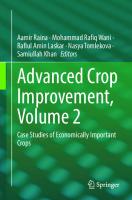 Advanced Crop Improvement, Volume 2: Case Studies of Economically Important Crops [1st ed. 2023]
 3031266684, 9783031266683