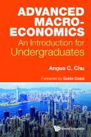 Advanced Macroeconomics: An Introduction For Undergraduates
 1786349140, 9781786349149