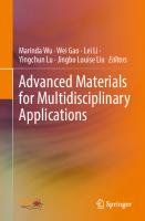 Advanced Materials for Multidisciplinary Applications
 9783031394034, 9783031394041