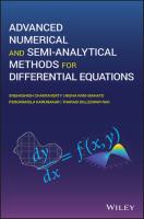 Advanced numerical and semi-analytical methods for differential equations
 9781119423423